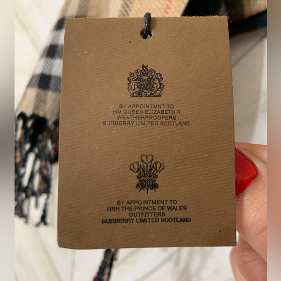 NWT Burberry scarf - Picture 4 of 7